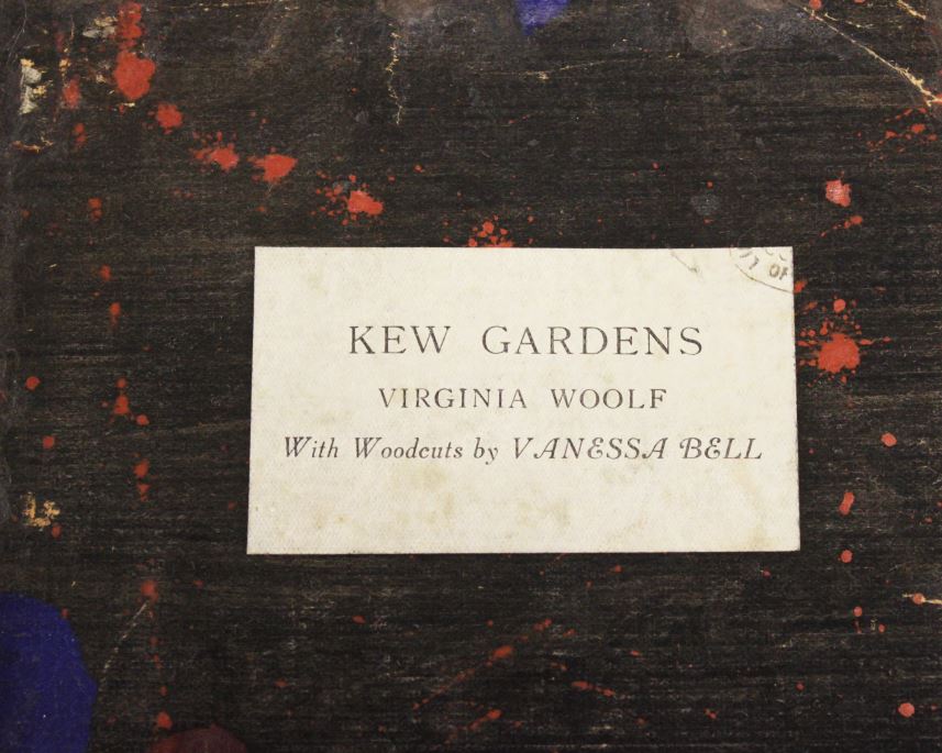 Kew Gardens By Virginia Woolf 1919 Rare Books Manuscripts Blog