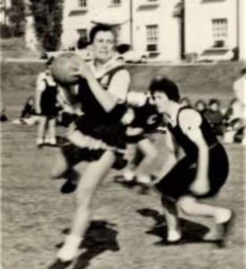 Sandra Reynolds in action at the 1966 Sydney Intervarsity