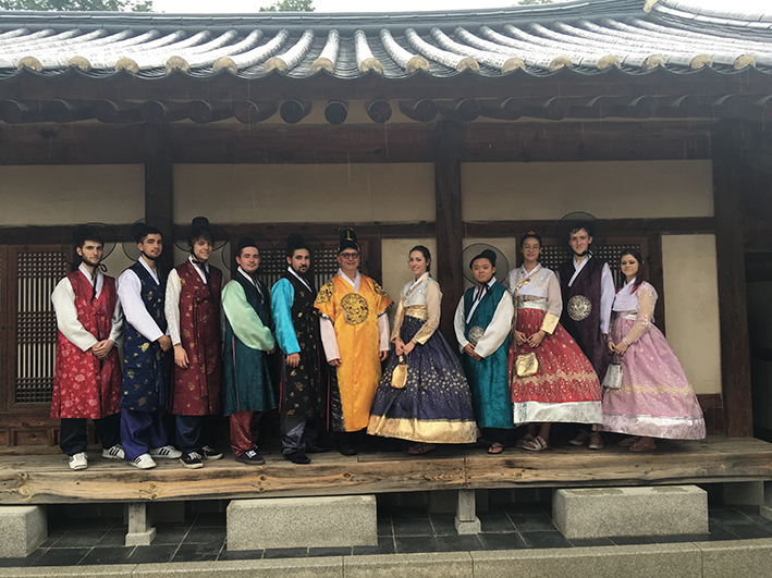 Elder Conservatorium classical guitar students continue their immersive cultural journey through South Korea