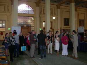 Guests enjoying the historic setting of the Barr Smith Library Reading Room